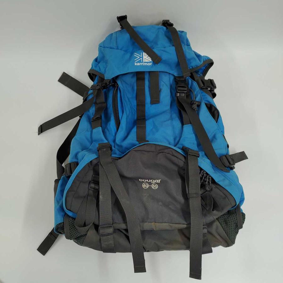 中古】カリマー COUGAR クーガー 40-55 バックパック ブルー Karrimor 