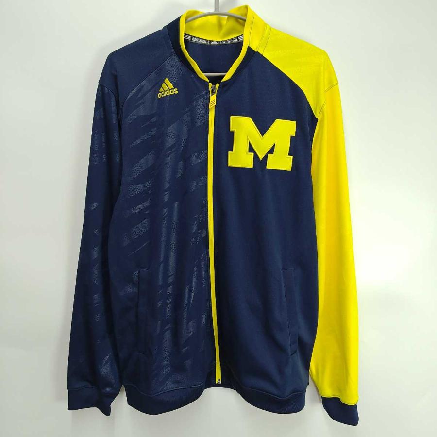 【XL】希少！アディダス ユタバレー大学 ウルヴァリンズ ボンバージャケット 中古】アディダス ミシガン大学 ウルヴァリンズ Michigan Wolverines