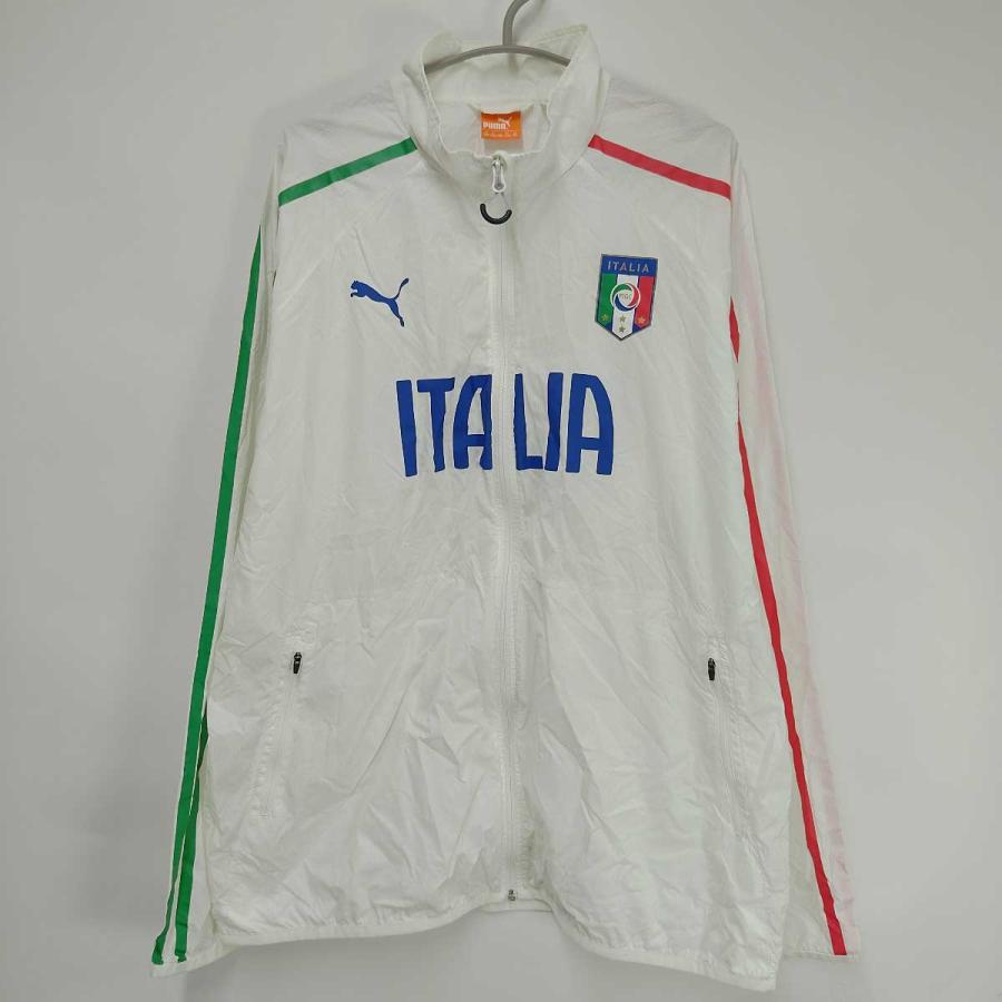 プーマ 2014 FIGC サッカー イタリア代表 ウォークアウトジャケット XXXL ホワイト 744249 メンズ PUMA 中古】プーマ サッカー イタリア代表 FIGC ウォークアウトジャケット