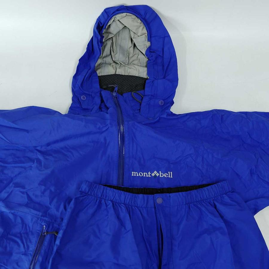 中古】[上下セット] モンベル レインフィールダー 雨具 レインコート  