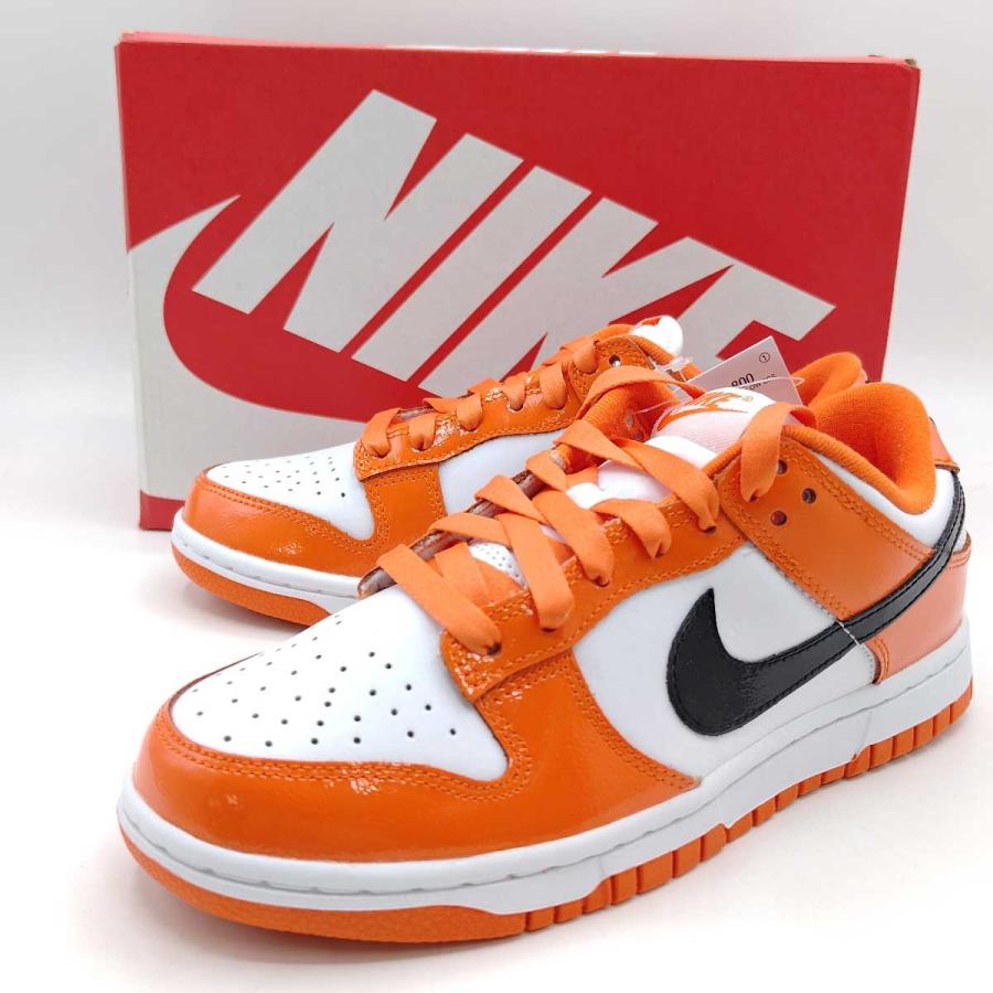 中古・未使用品】ナイキ ダンク ロー Dunk Low 23cm Patent Orange 