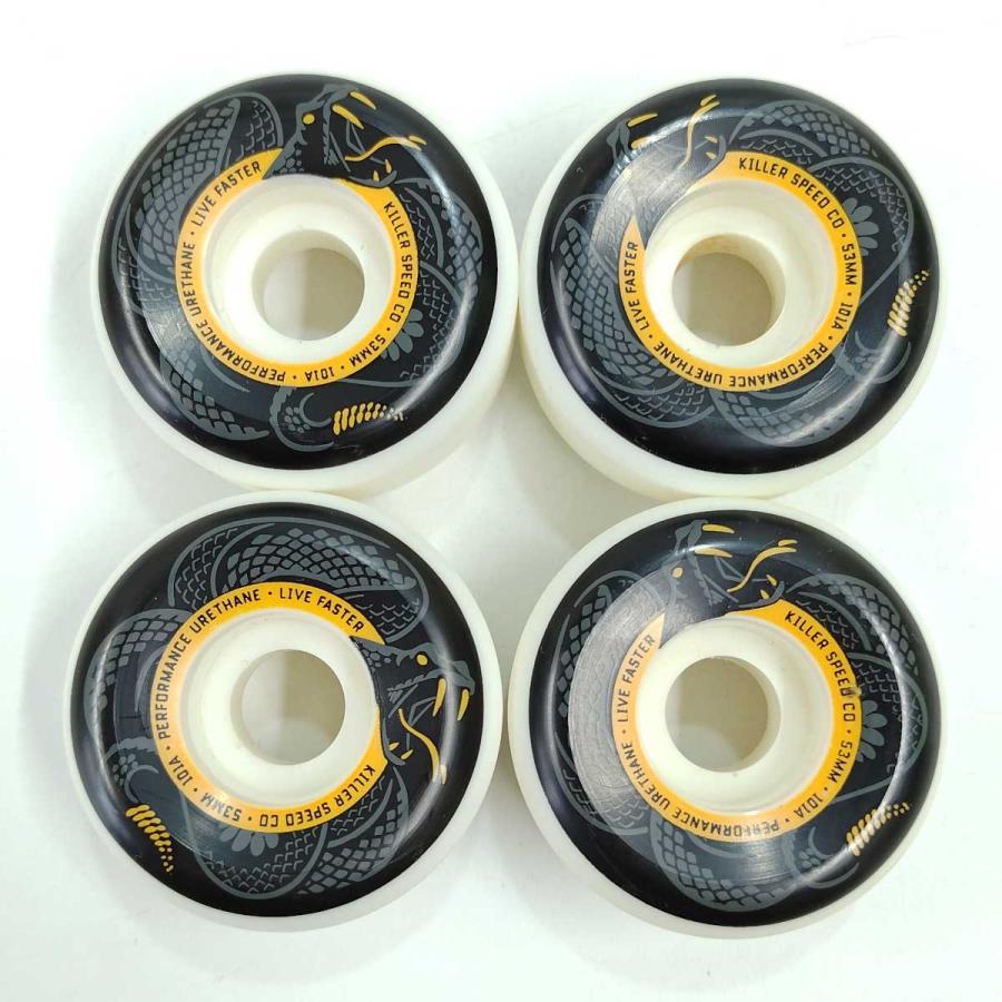 K*様 300円オークション トリーヴァゴルギーオージャー 3重スリーブ&調整パ 中古】KILLER WIDE CUTS スケートボード ウィール キラー スピード