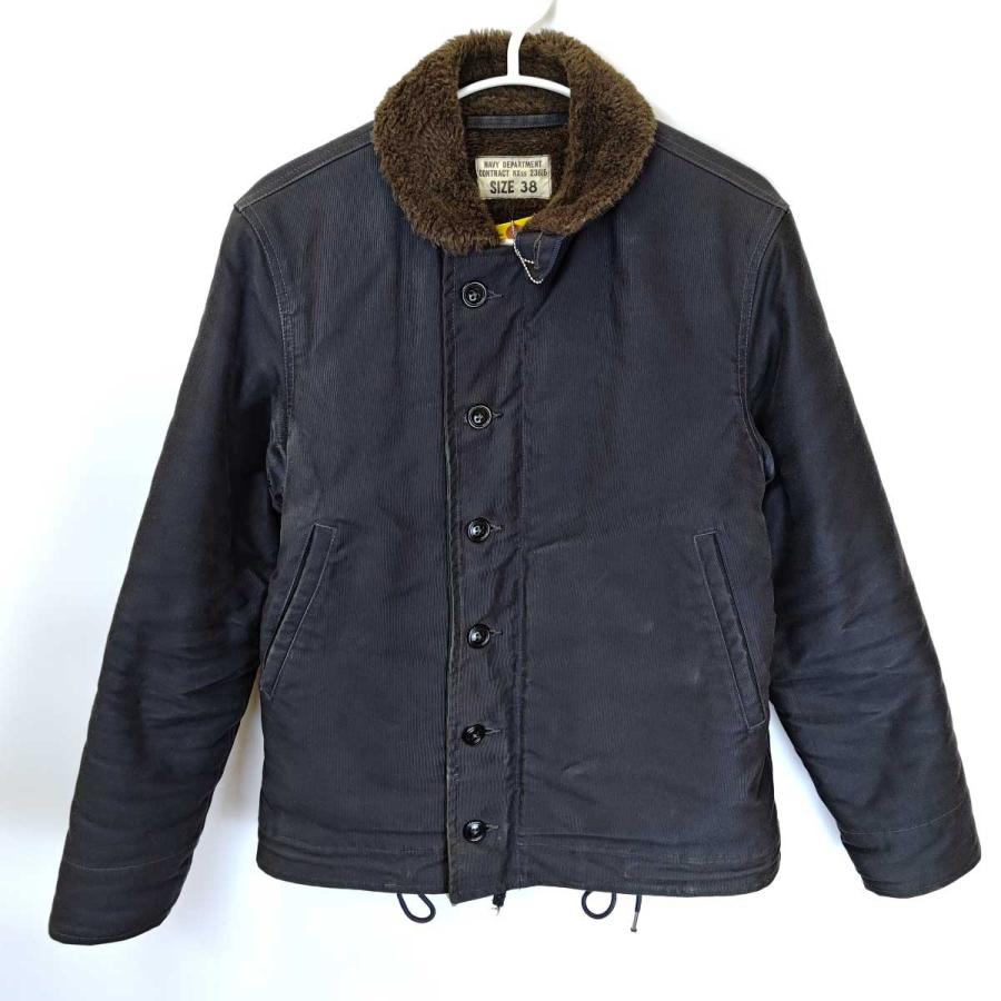 中古】リアルマッコイズ TYPE N-1 DECK JACKET NAVY デッキ ジャケット