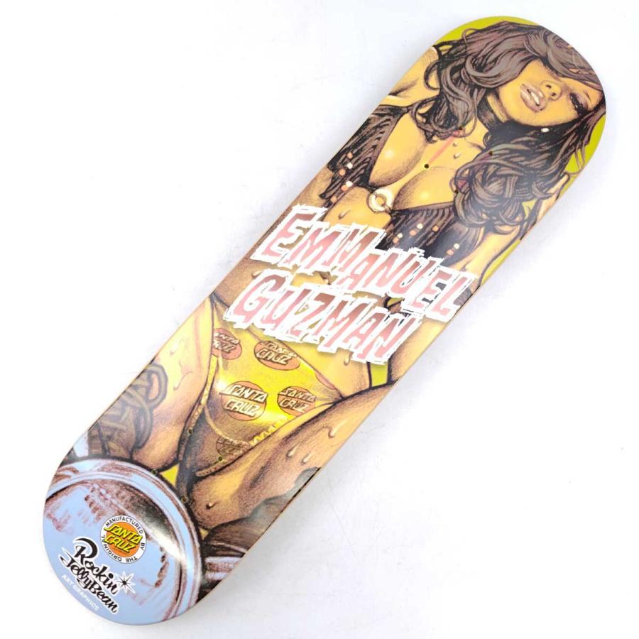 中古】ロッキンジェリービーン × サンタクルーズ スケートボード