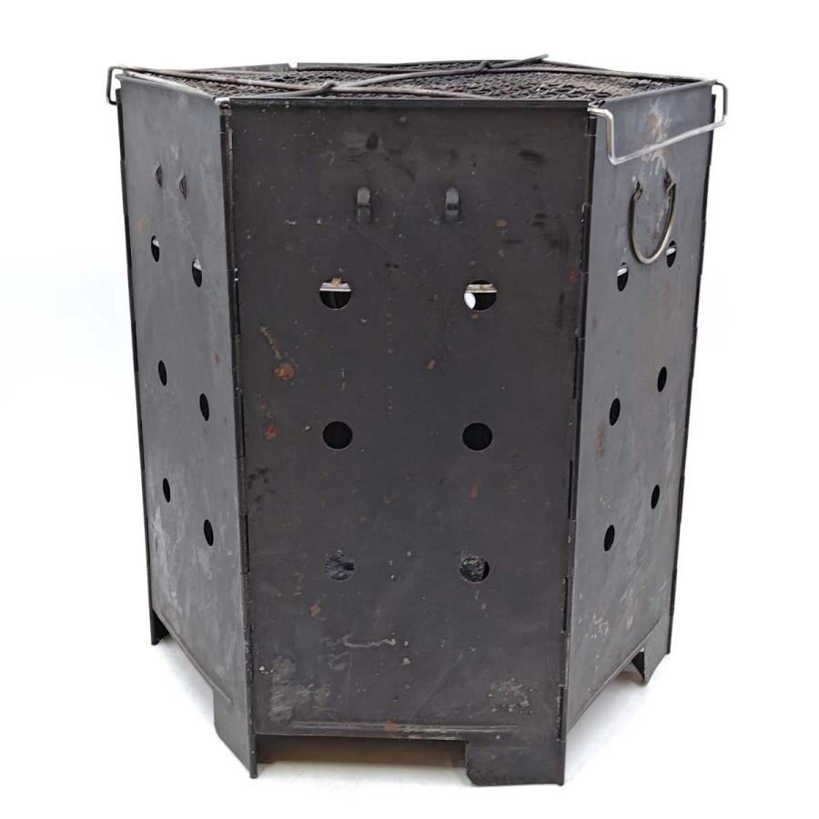 中古】キャプテンスタッグ グラン焚き火バーベキューコンロ M M-6414