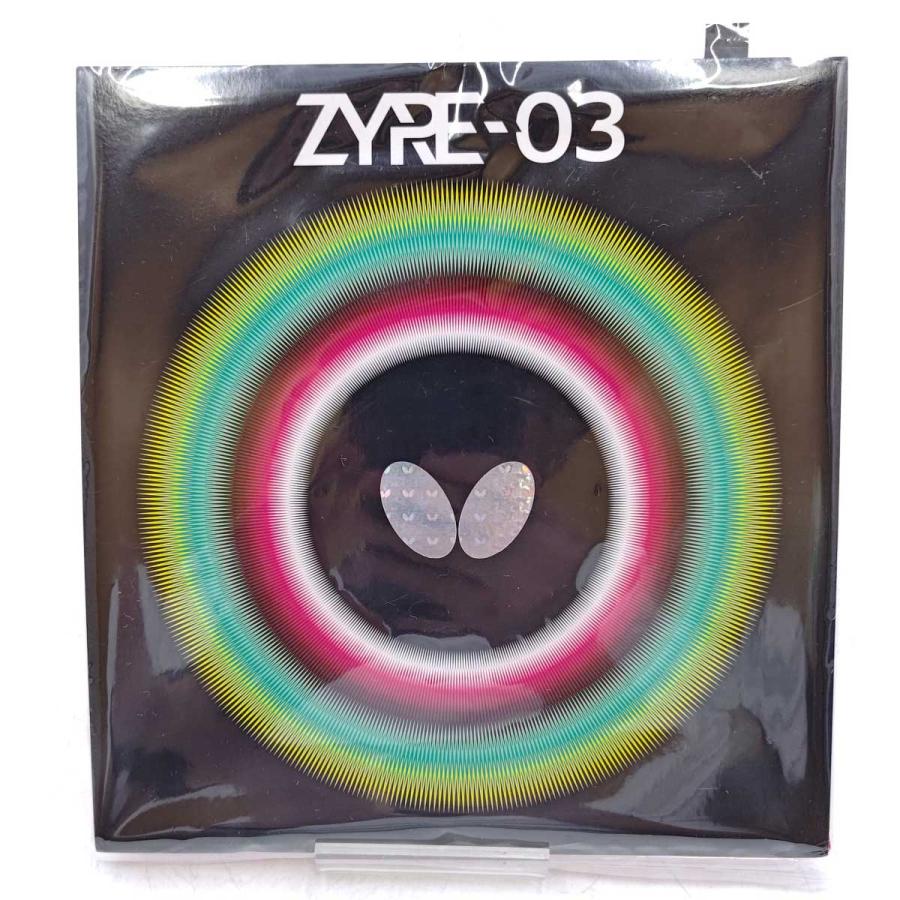 【未使用】バタフライ ザイア03 特厚 2.7 黒 ブラック 06140 Butterfly ハイテンション裏ラバー 卓球 中古・未使用品】バタフライ ザイア03 特厚 2.7 黒 ブラック 06140
