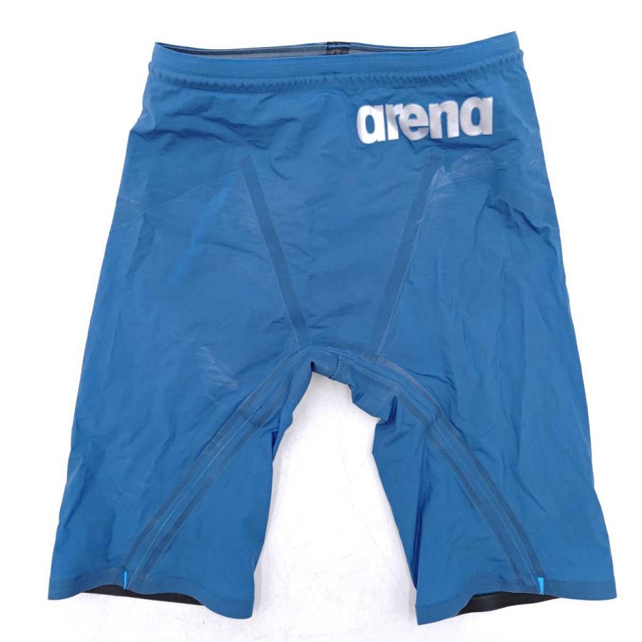 中古】アリーナ アクアフォースストームMF S Dブルー メンズ arena