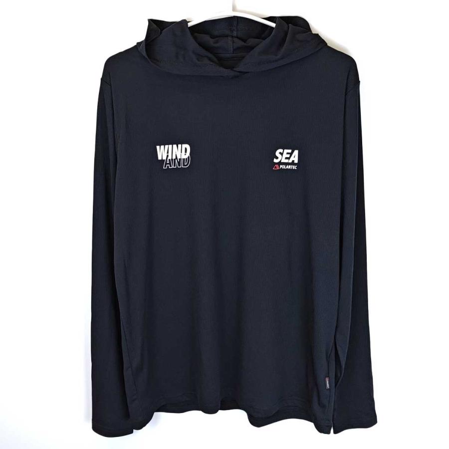 中古】WIND AND SEA ウィンダンシー POLARTEC POWER DRY HOODIE コラボ