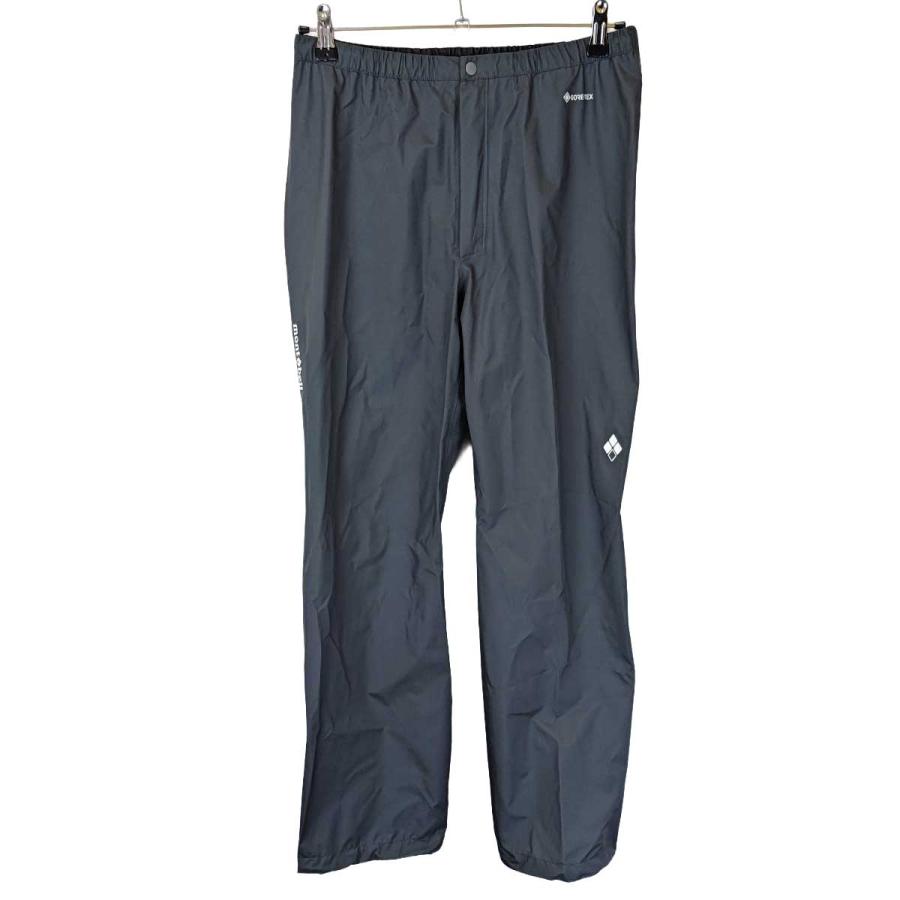 中古・未使用品】モンベル GORE-TEX レインパンツ フルジップ L