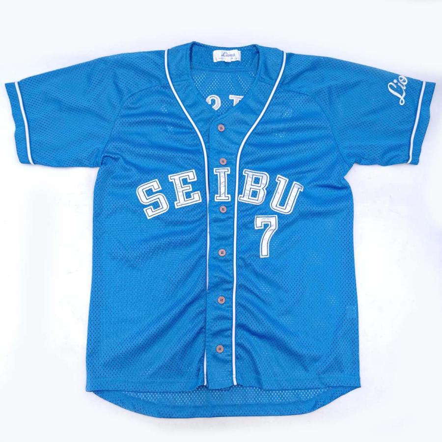 中古】西武ライオンズ #7 松井稼頭央 レプリカユニフォーム F Purospa