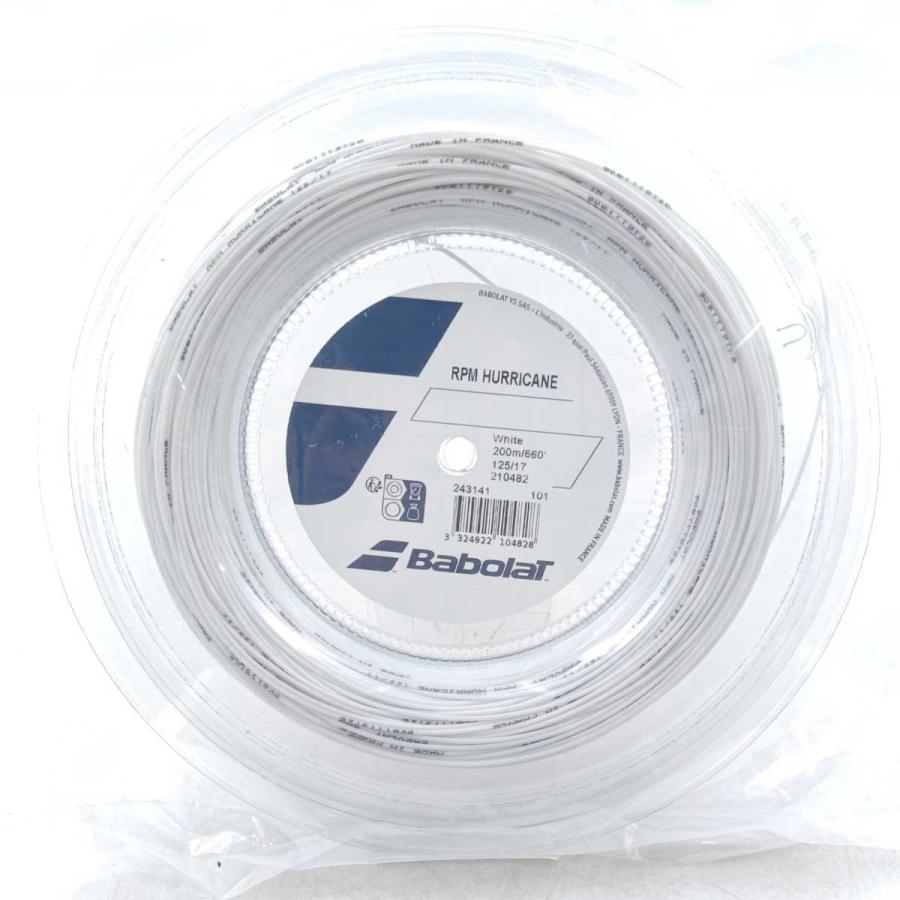 中古・未使用品】バボラ RPM Hurricane 125 硬式テニス ストリング 