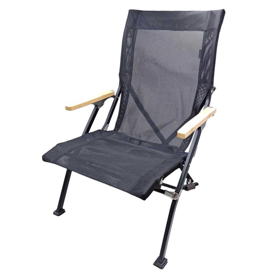 中古】スノーピーク メッシュローチェア30 リッチブラック LV-110M-RB