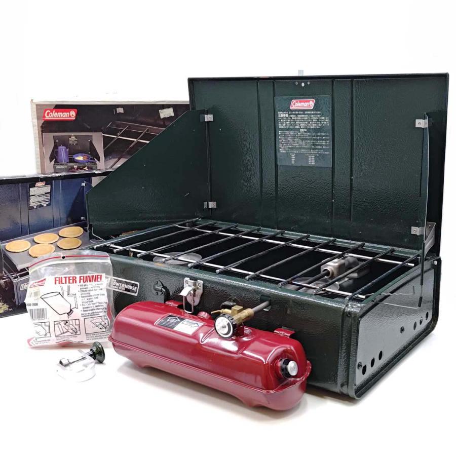 中古】コールマン 413H499J パワーハウス ツーバーナー コンロ Coleman