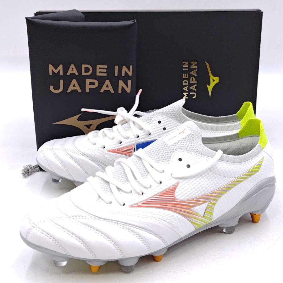 【中古・未使用品】ミズノ モレリアネオV β JAPAN MIX 取替式 サッカースパイク 26cm スーパーホワイトパール P1GC269054 MIZUNO 天然芝・土・人工芝 中古・未使用品】ミズノ モレリアネオV β JAPAN MIX 取替式 サッカー