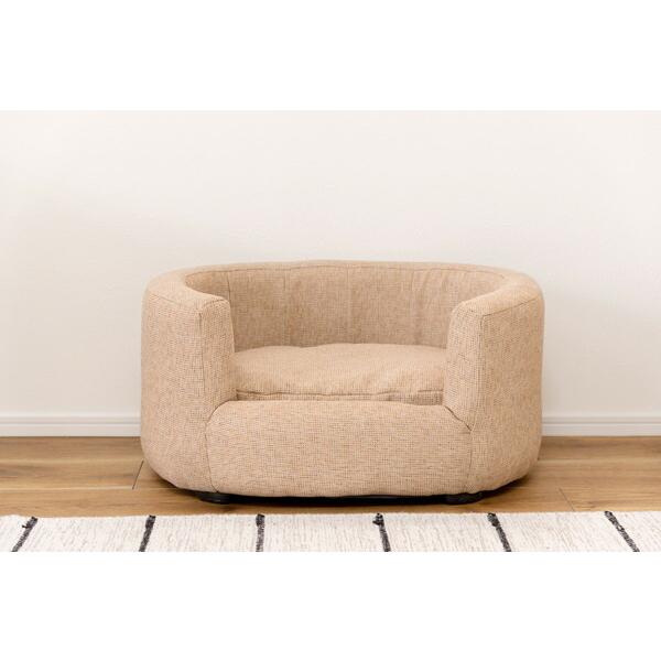 AZUMAYA ペットソファ PET-72IV 完成品 約W58×D44×H29.5×SH15  送料無料の画像