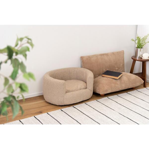 AZUMAYA ペットソファ PET-72IV 完成品 約W58×D44×H29.5×SH15  送料無料の画像