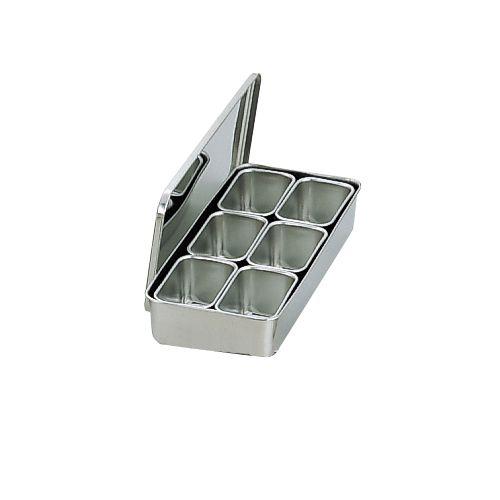 申込期間04月18日13時まで_赤川器物製作所 ＡＧ１８−８　ミニ調味料入　６ヶ入_取寄商品