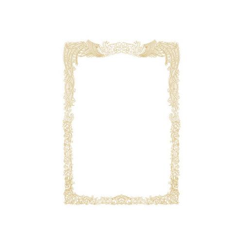 オキナ ＯＡ対応　賞状用紙　Ａ４ヨコ書　１００枚入