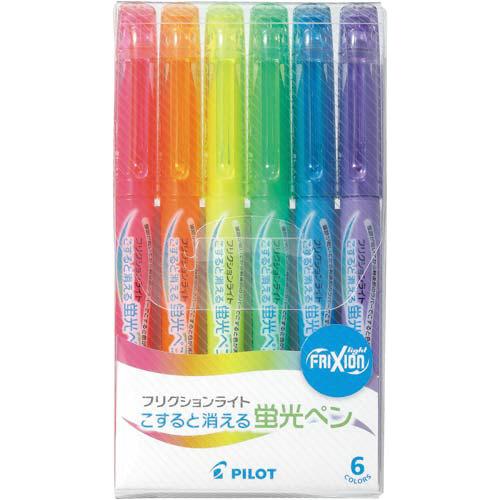 PILOT FRIXION LIGHT 6色セット パイロット フリクションライト 蛍光ペン 6色セット : カウモール