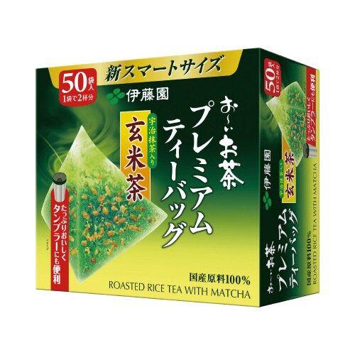 伊藤園 プレミアムティーバッグ 宇治抹茶入り玄米茶 ５０袋 カウモール