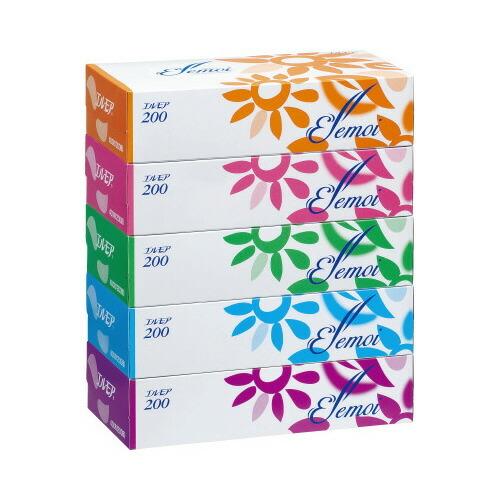 カミ商事 エルモア ティシュー 200組(5箱入)|kaumall|02