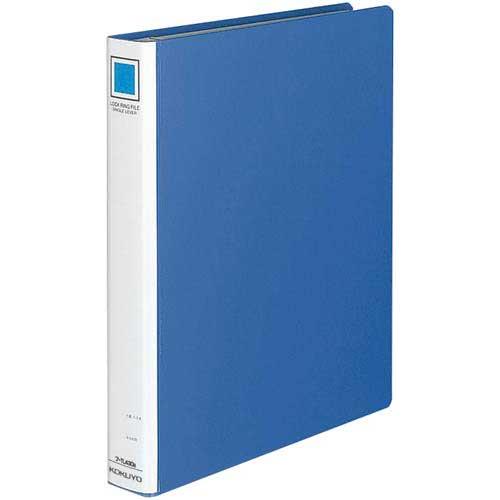 コクヨ リングファイルシングルレバー青A4縦背幅45mm4冊 コクヨ