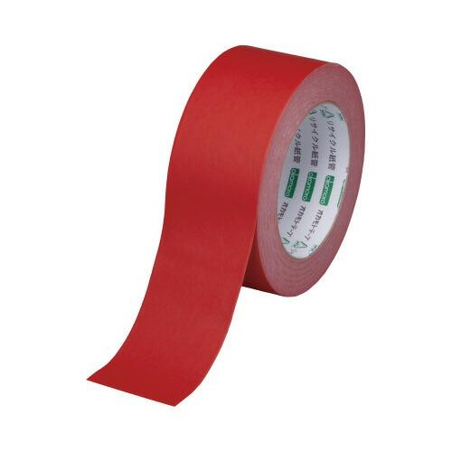 オカモト カラークラフトテープ 224WC 赤 1巻 : カウモール