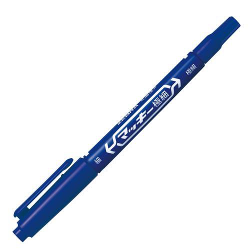 マッキーです！ ゼブラ 油性マーカー マッキー極細 青10本 : カウモール - 通販