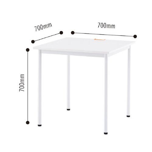 アール・エフ・ヤマカワ ＳＨシンプルデスク　Ｗ７００　ホワイト｜kaumall｜02