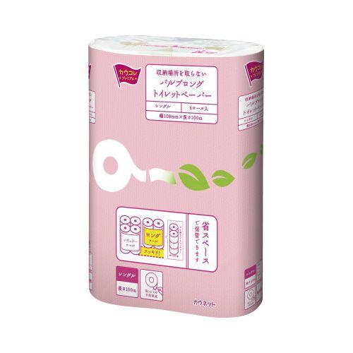 カウコレ プレミアム 再生トイレットペーパー シングル１００ｍ ６個 Sale 71 Off