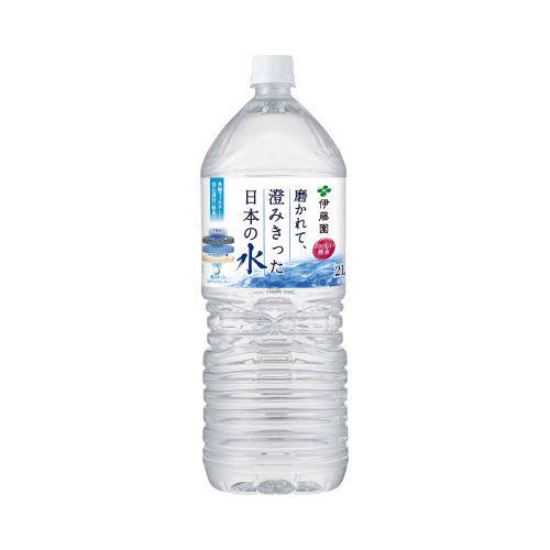 伊藤園 磨かれて、澄みきった日本の水 2L 6本 : カウモール - 通販