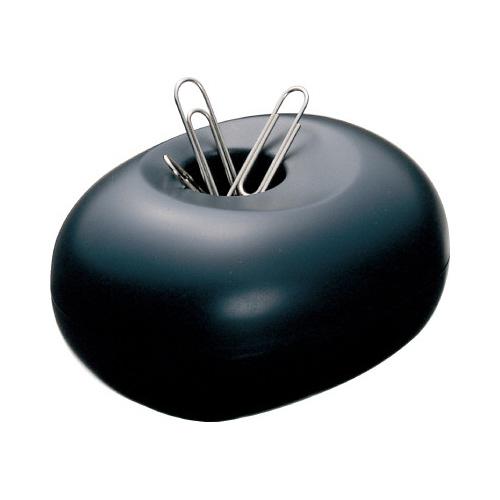 プラス クリップケース　ゼムクリップ５０ｇ付き　ブラック | 