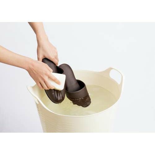 カウネット 洗えるビニールスリッパ　ブラウン　１０足入_4
