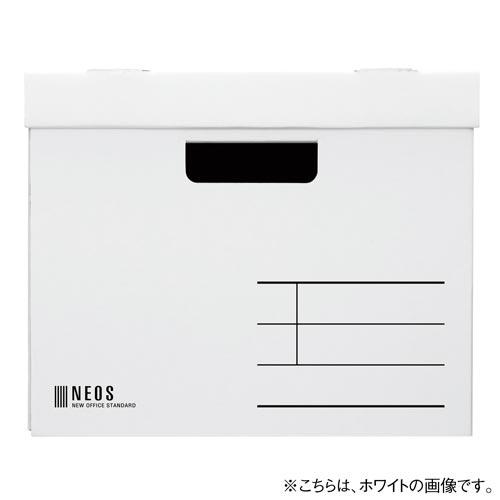 コクヨ 収納ボックス＜ＮＥＯＳ＞Ｌサイズ・フタ付き黒１０個