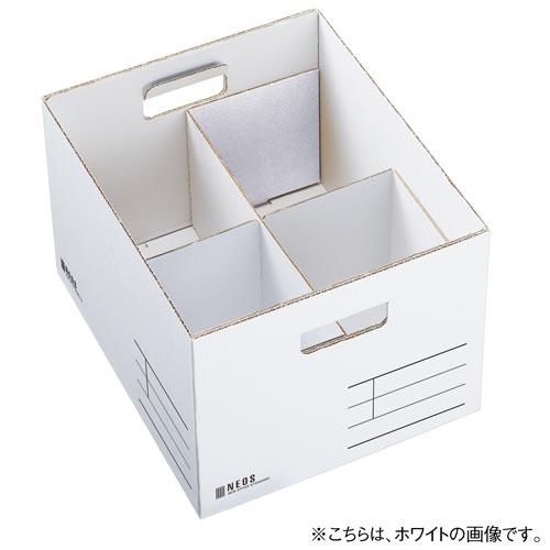 コクヨ 収納ボックス＜ＮＥＯＳ＞Ｌサイズ・フタ付き黒１０個