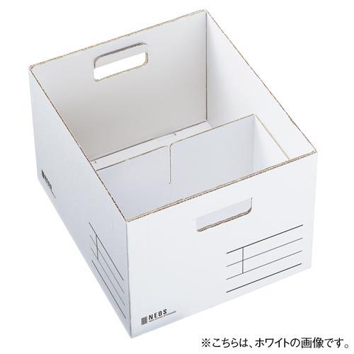 コクヨ 収納ボックス＜ＮＥＯＳ＞Ｌサイズ・フタ付き黒１０個