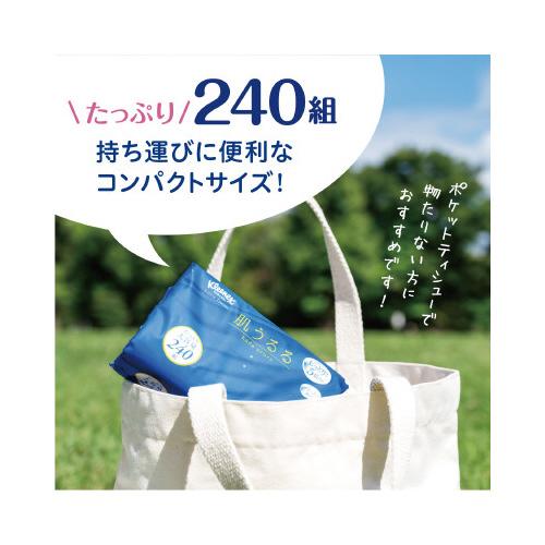 日本製紙クレシア クリネックス 肌うるる ソフトパック 240組×3