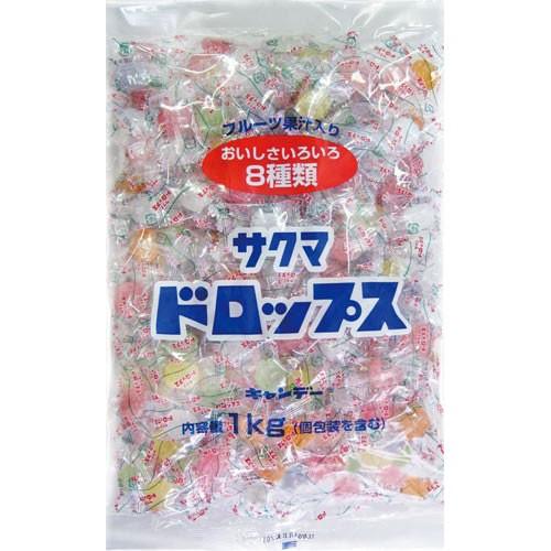 サクマ サクマドロップス 1kg : カウモール - 通販 - Yahoo