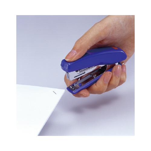 マックス コンパクトホッチキス20枚とじ ブルー : カウモール - 通販