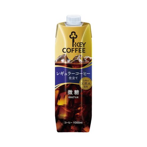 ホットセール 大割引 キーコーヒー 天然水アイスコーヒー 微糖 １０００ｍｌ ６本 frigorificomark.com frigorificomark.com