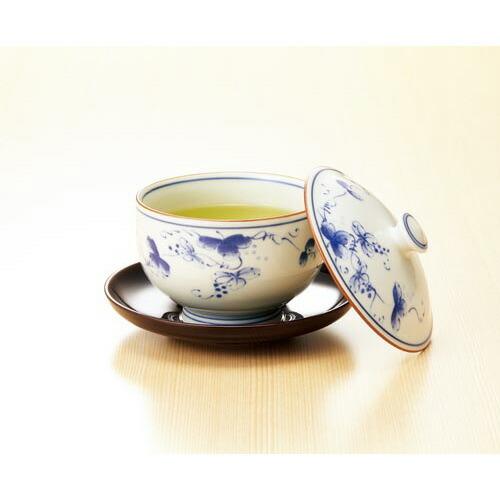 時代　京焼　極上手　蓋茶碗　5客の内3客に蓋有　東Y5-0614② 時代 京焼 極上手 蓋茶碗 5客の内3客に蓋有 東Y5-0614② （3923