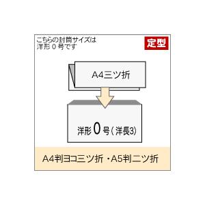 キングコーポレーション ソフトカラー封筒 洋0 〒枠無 ホワイト 100枚|kaumall|04