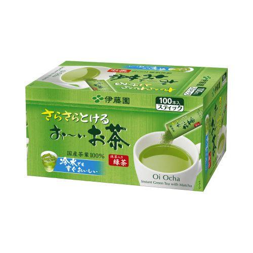伊藤園 おーいお茶抹茶入りさらさら緑茶スティック 100本