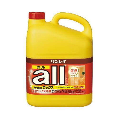 リンレイ 床用樹脂ワックス　オール　４Ｌ（Yahoo!・カウモール）