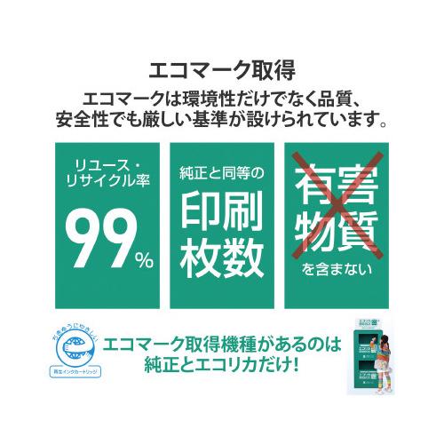 エコリカ リサイクルインク　ＳＡＴ−ＢＫ−２ＰＫ互換｜kaumall｜04