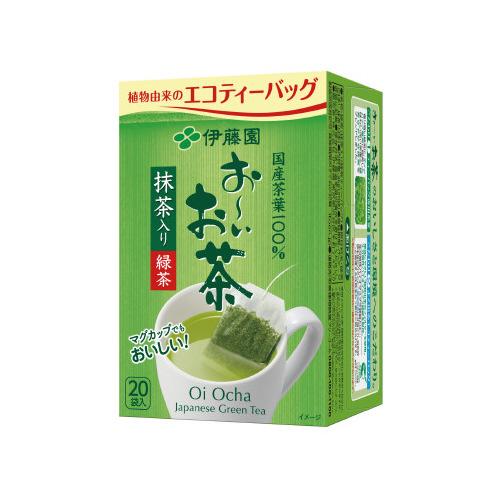 伊藤園 おーいお茶ティーバッグ 抹茶入り緑茶 20袋入 : カウモール