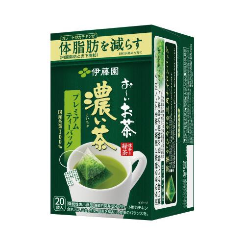 伊藤園 おーいお茶 濃い茶 プレミアムティーバッグ 11箱 伊藤園 プレミアムティーバッグ おーいお茶濃い茶 20袋 : カウモール