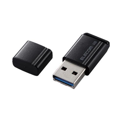 エレコム SSD 外付け 1TB 超小型 ブラック : カウモール - 通販