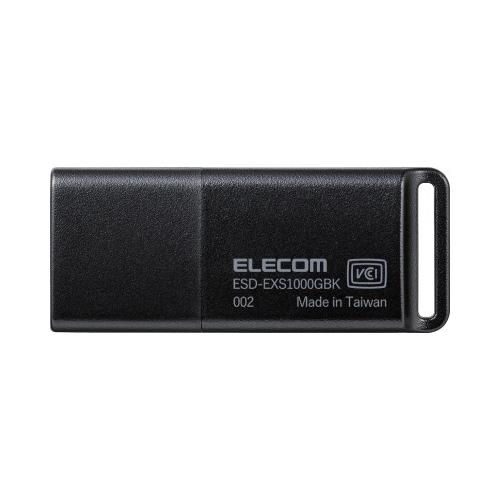エレコム SSD 外付け 1TB 超小型 ブラック : カウモール - 通販