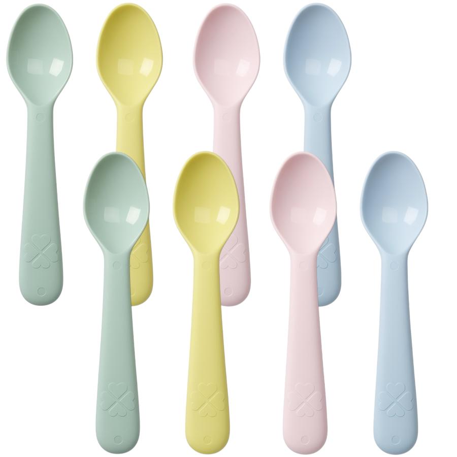 イケア カラース スプーン ミックスカラー 8本 カラフル 食洗機OK